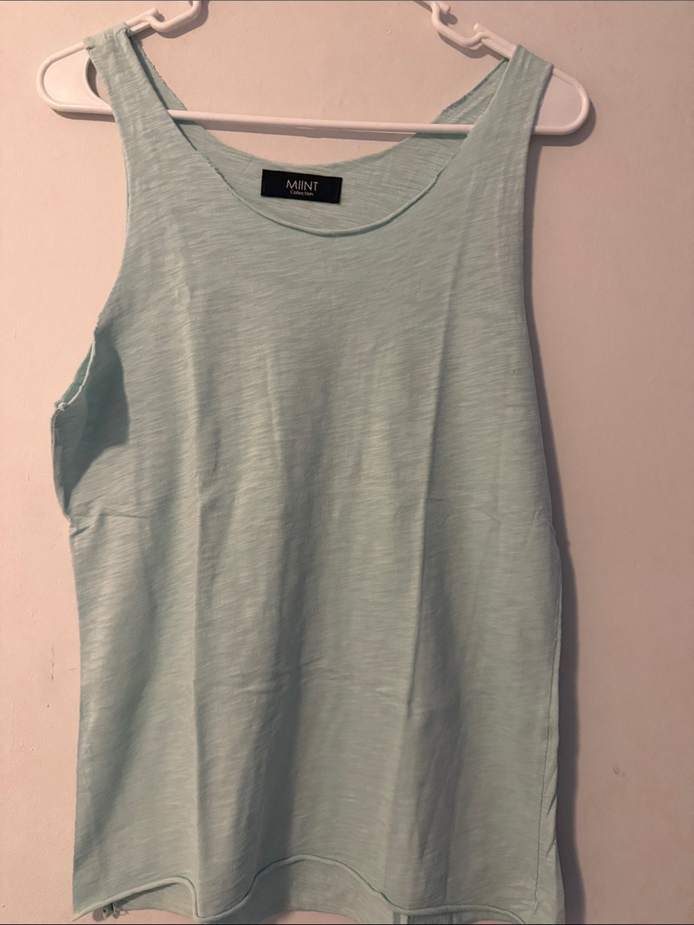 Mint Light Mint Scoop Neck Tank Top